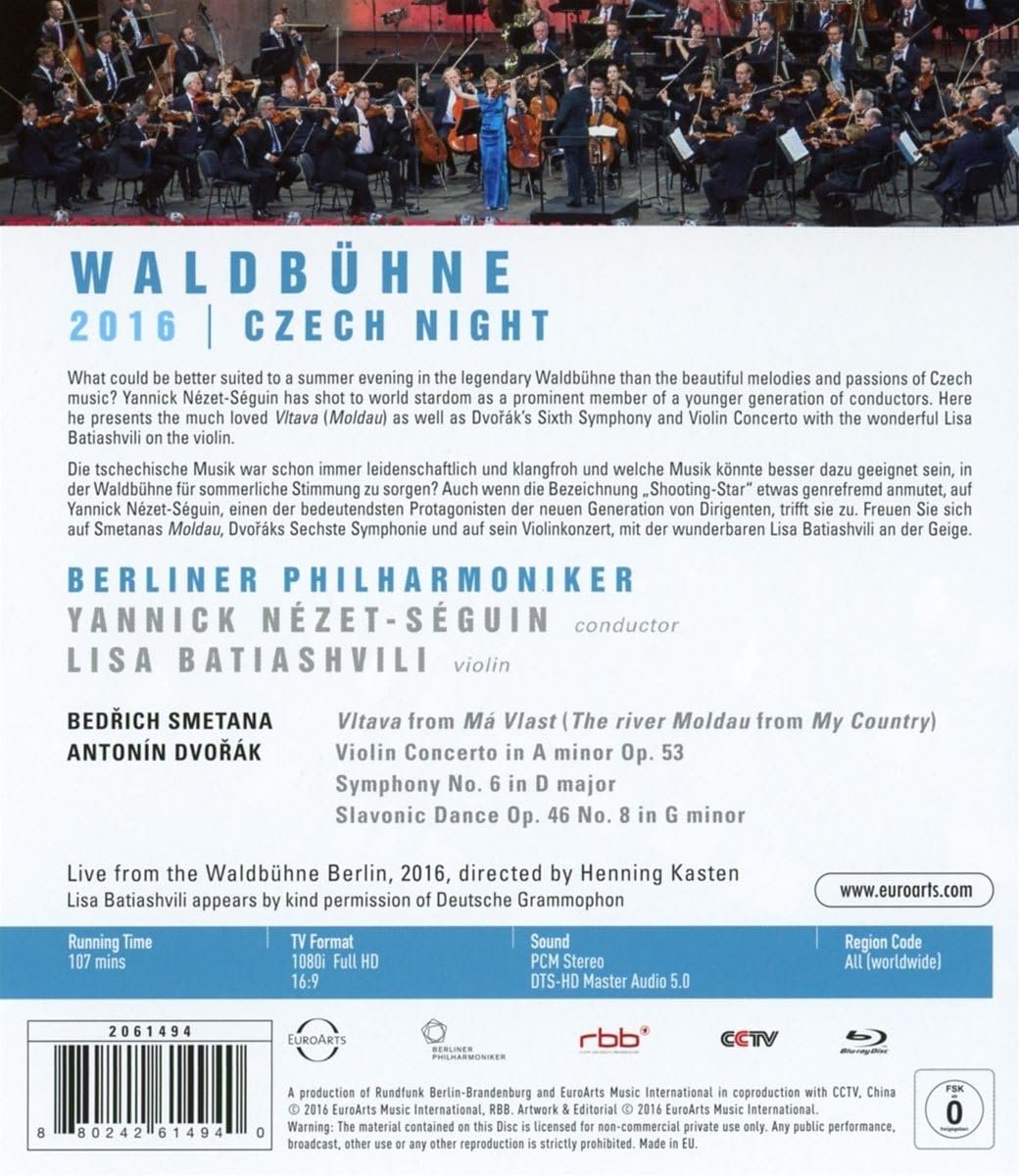 Waldbuhne Czech Night (Blu-ray) | Berliner Philharmoniker, Yannick Nezet-Seguin, Lisa Batiashvili