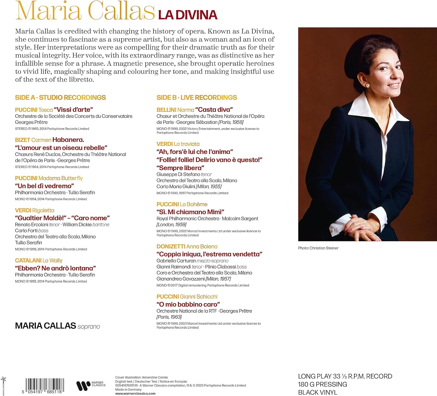 La Divina - Vinyl | Maria Callas - 1 | YEO