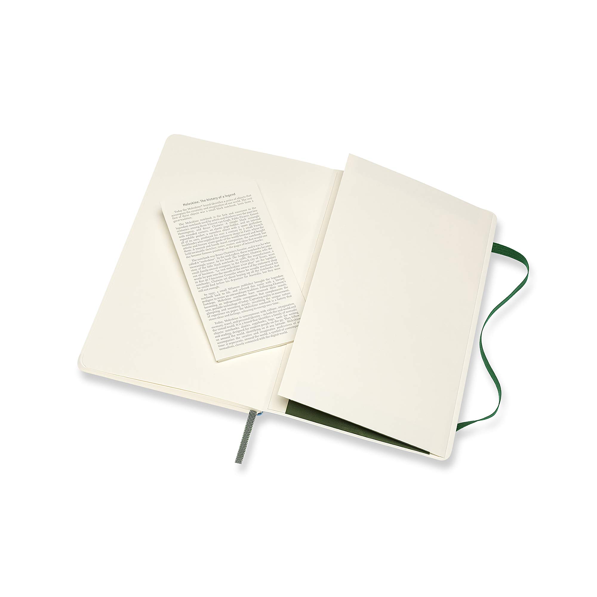 Carnet - Moleskine Classic - Large, Soft Cover, Plain - Myrtle Green | Moleskine - 3 | YEO