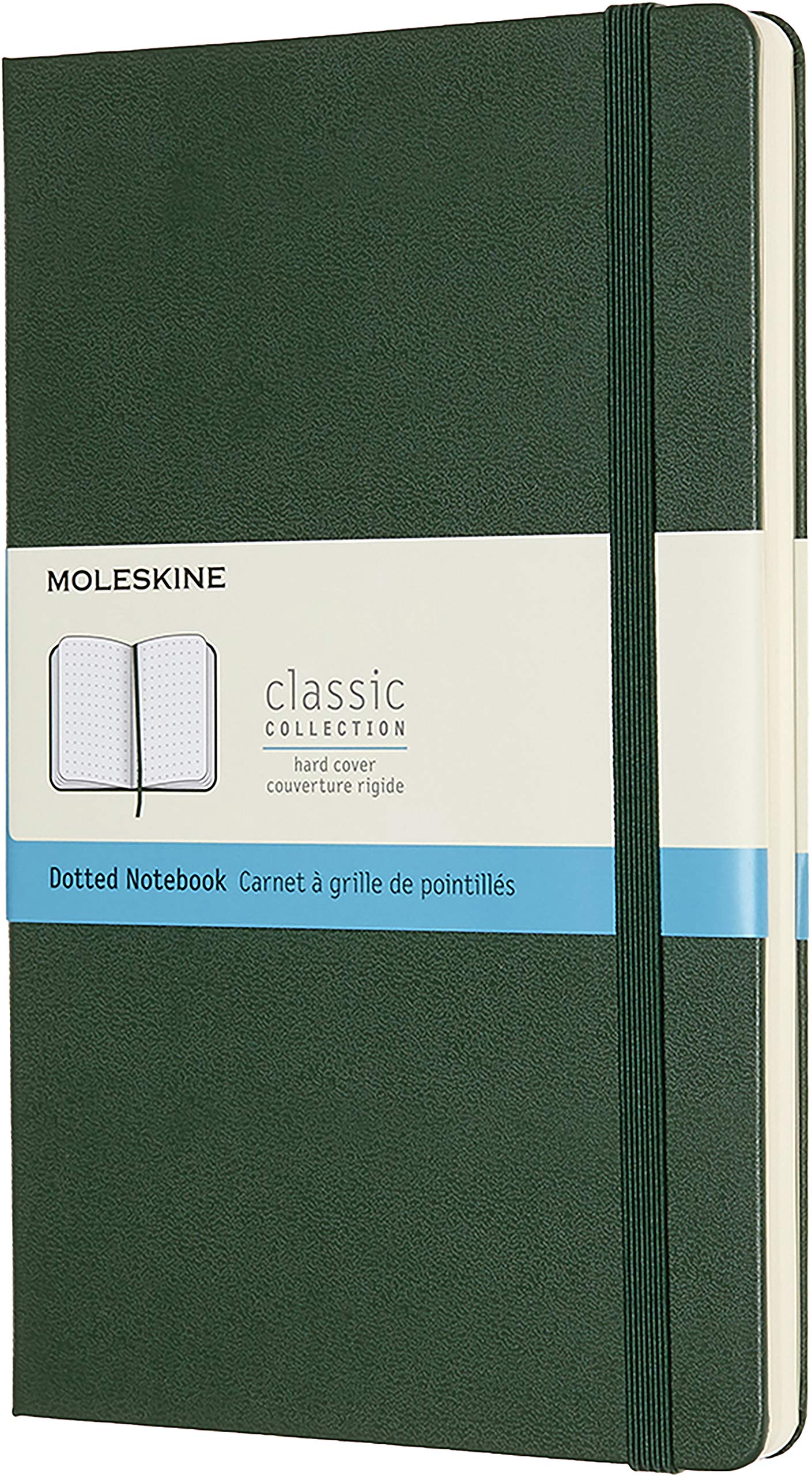 Carnet - Moleskine Notebook, Large, Dotted, Myrtle Green, Hard | Moleskine