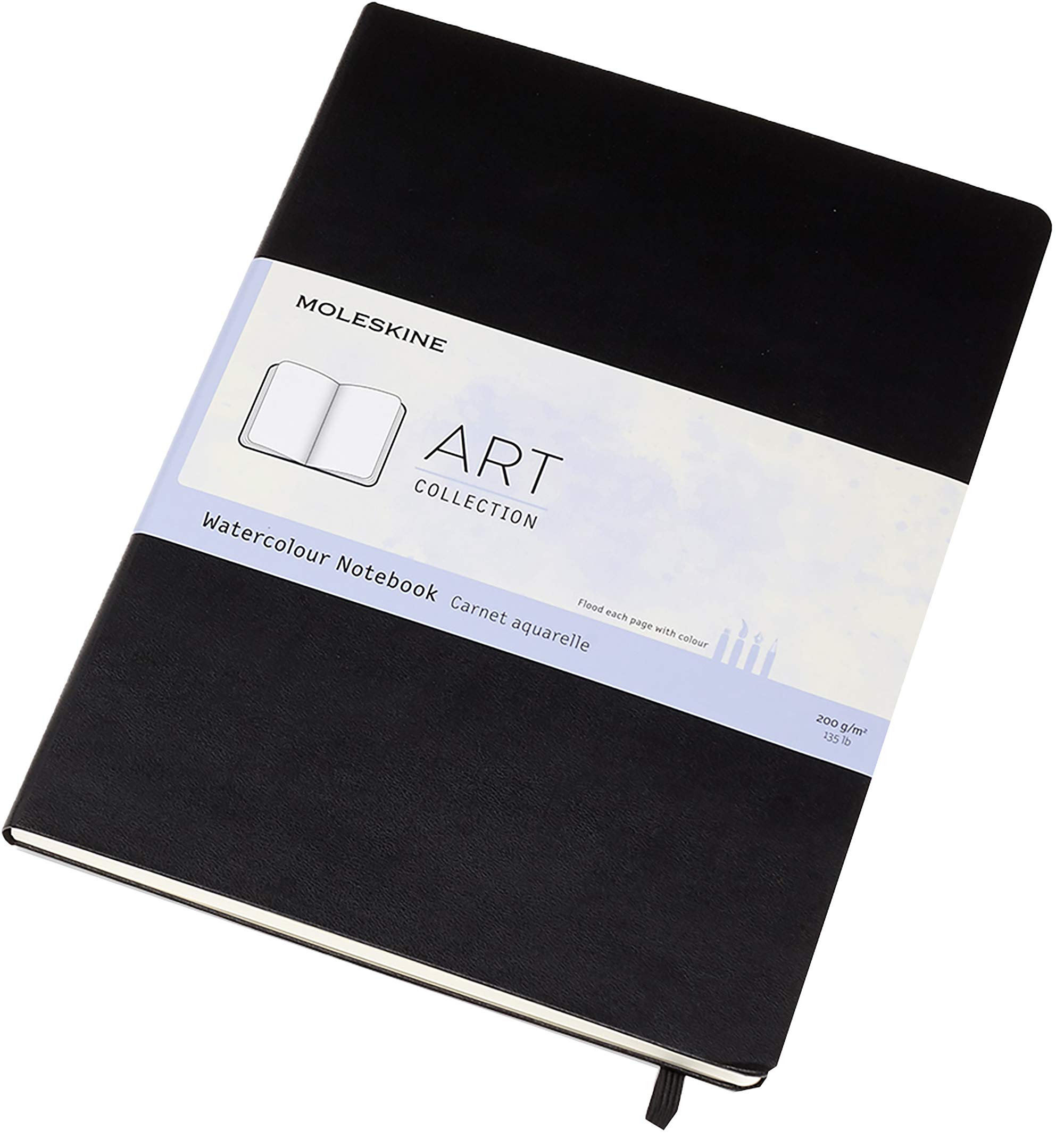 Carnet pentru schite - Moleskine Art Watercolour - Black | Moleskine