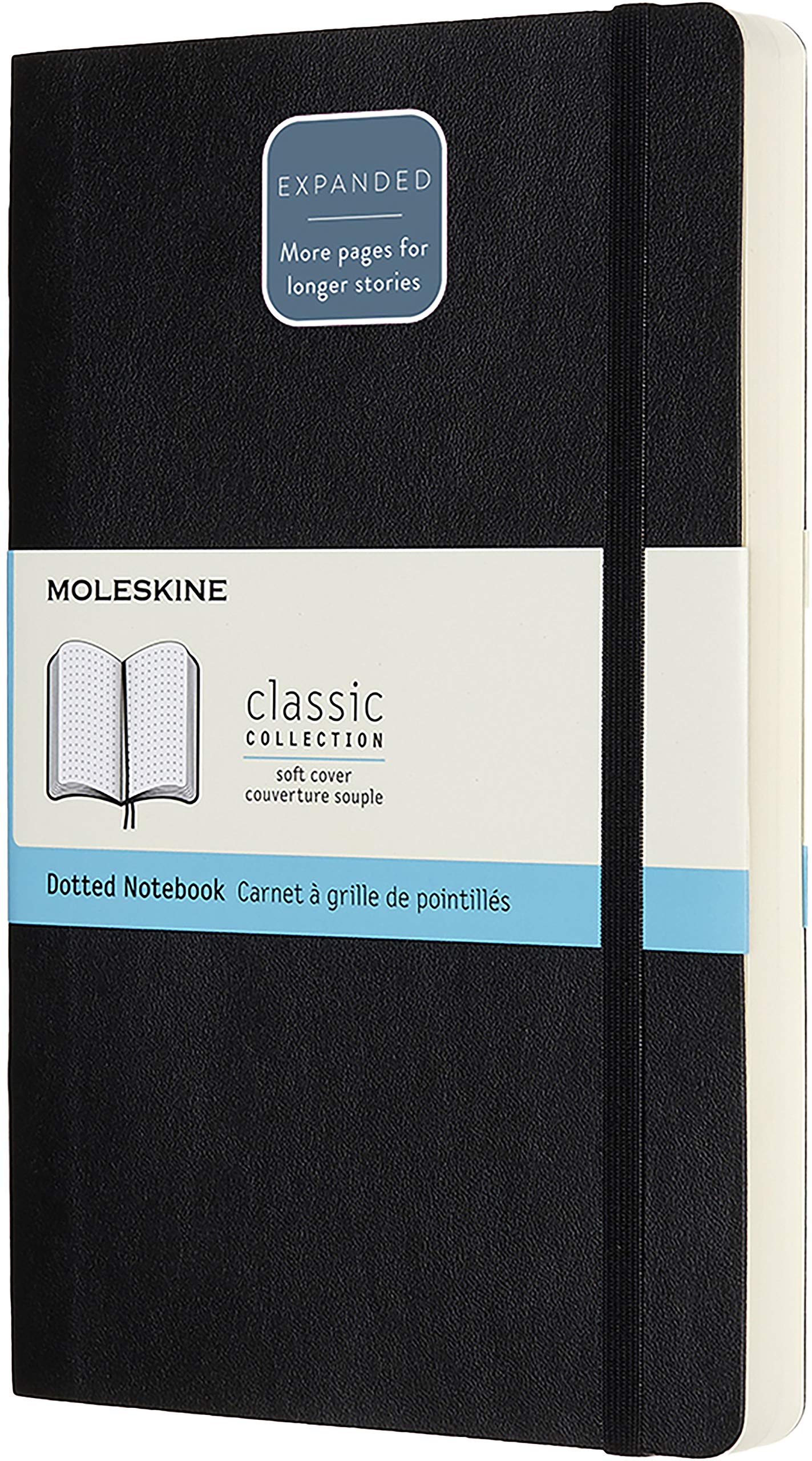 Carnet - Moleskine Classic - Soft Cover, Large, Dotted - Black | Moleskine