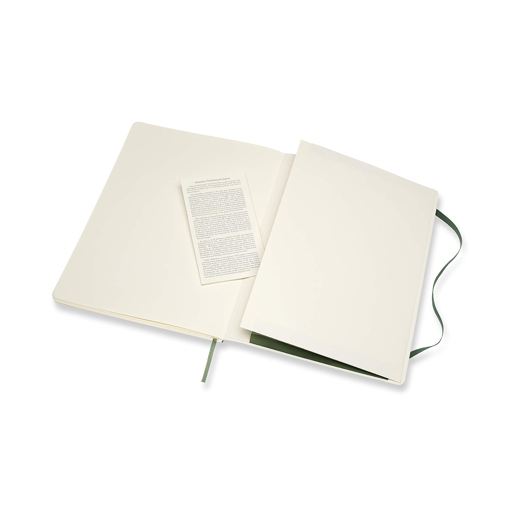 Carnet - Moleskine Classic - X-Large, Soft Cover, Plain - Myrtle Green | Moleskine - 2 | YEO