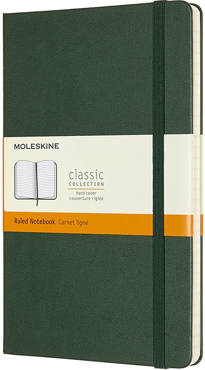 Carnet - Moleskine Classic - Large, Hard Cover, Ruled - Myrtle Green | Moleskine - 4 | YEO