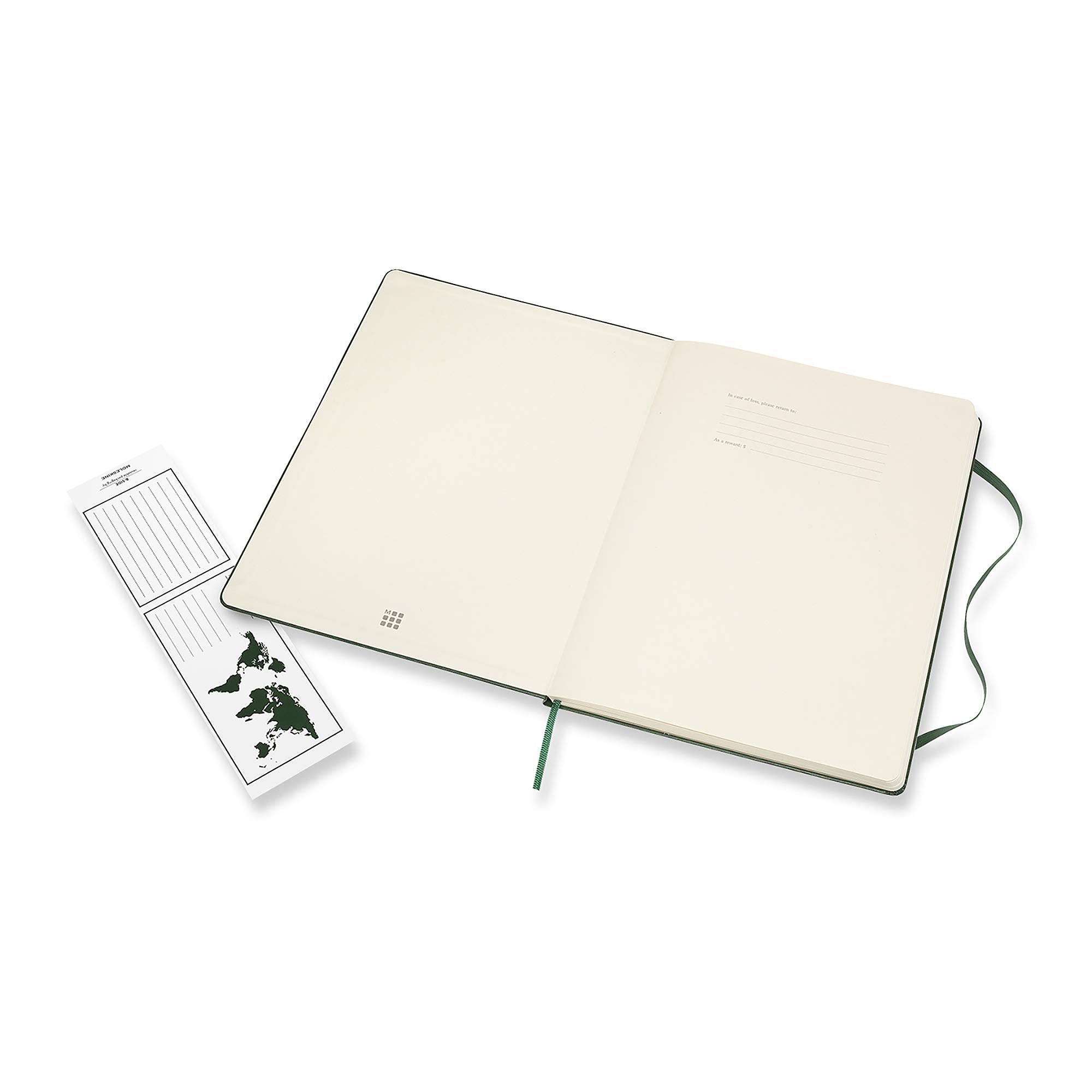 Carnet - Moleskine Classic - X-Large, Hard Cover, Plain - Myrtle Green | Moleskine - 1 | YEO