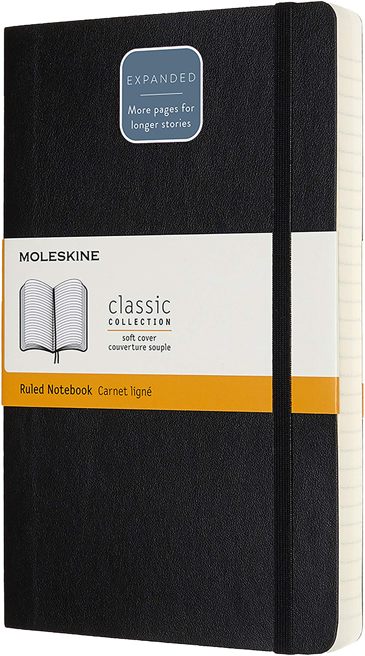 Carnet - Moleskine Expanded Large Ruled - Black | Moleskine image1