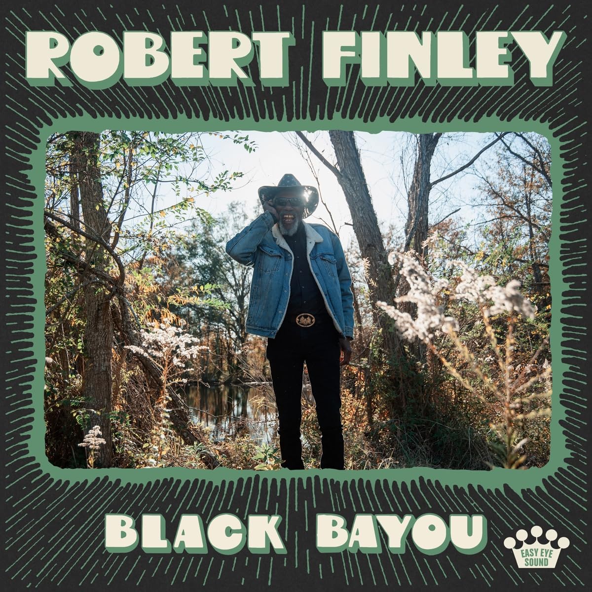 Black Bayou (Limited Edition) - Olive Green Black Splatter Vinyl | Robert Finley