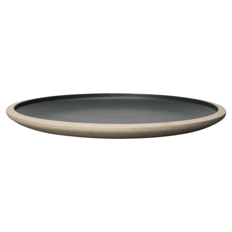  Farfurie - Fumiko plate, beige/black, 25.6cm | ByOn 