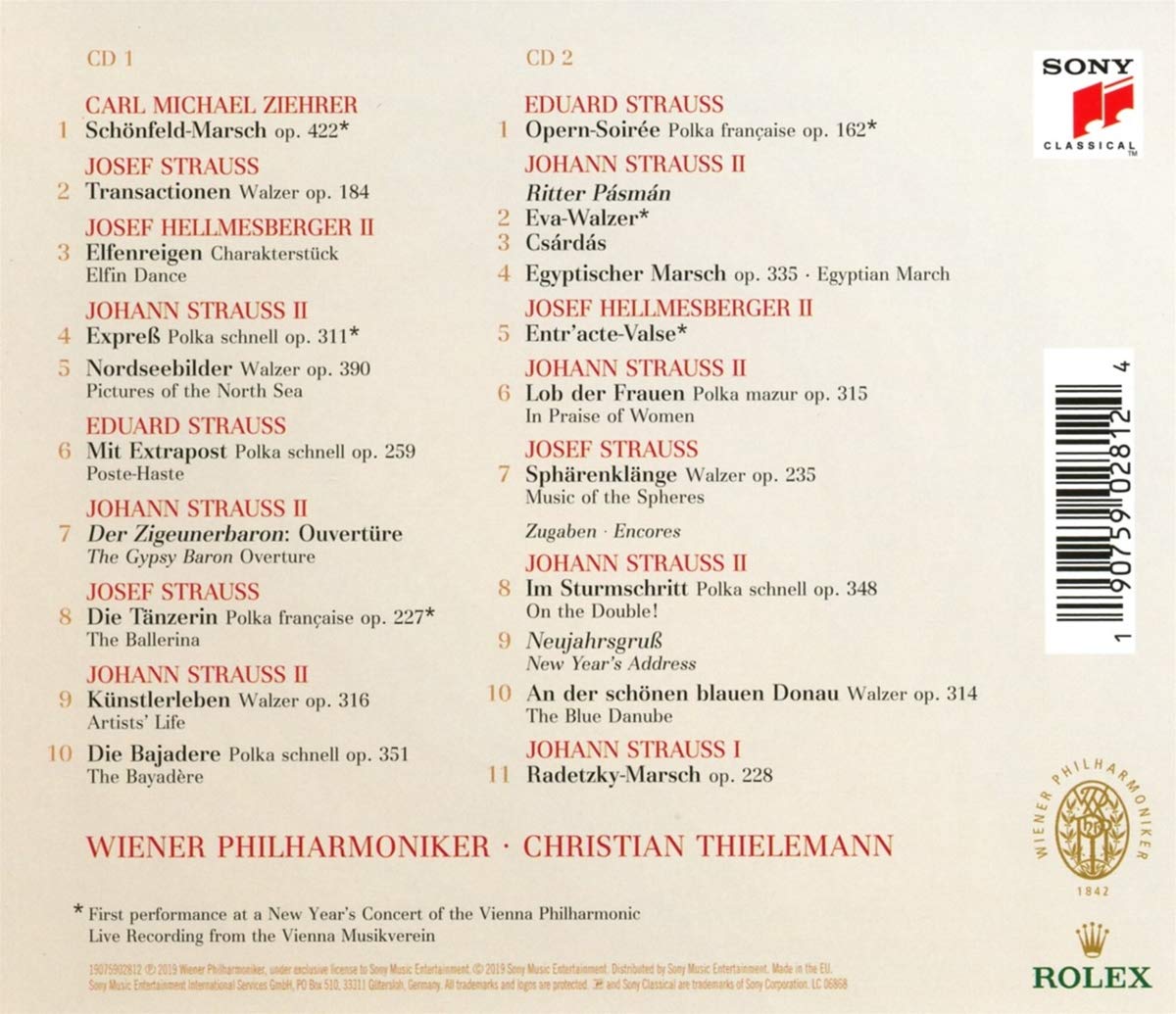 Neujahrskonzert | Christian Thielemann, Wiener Philharmoniker image8