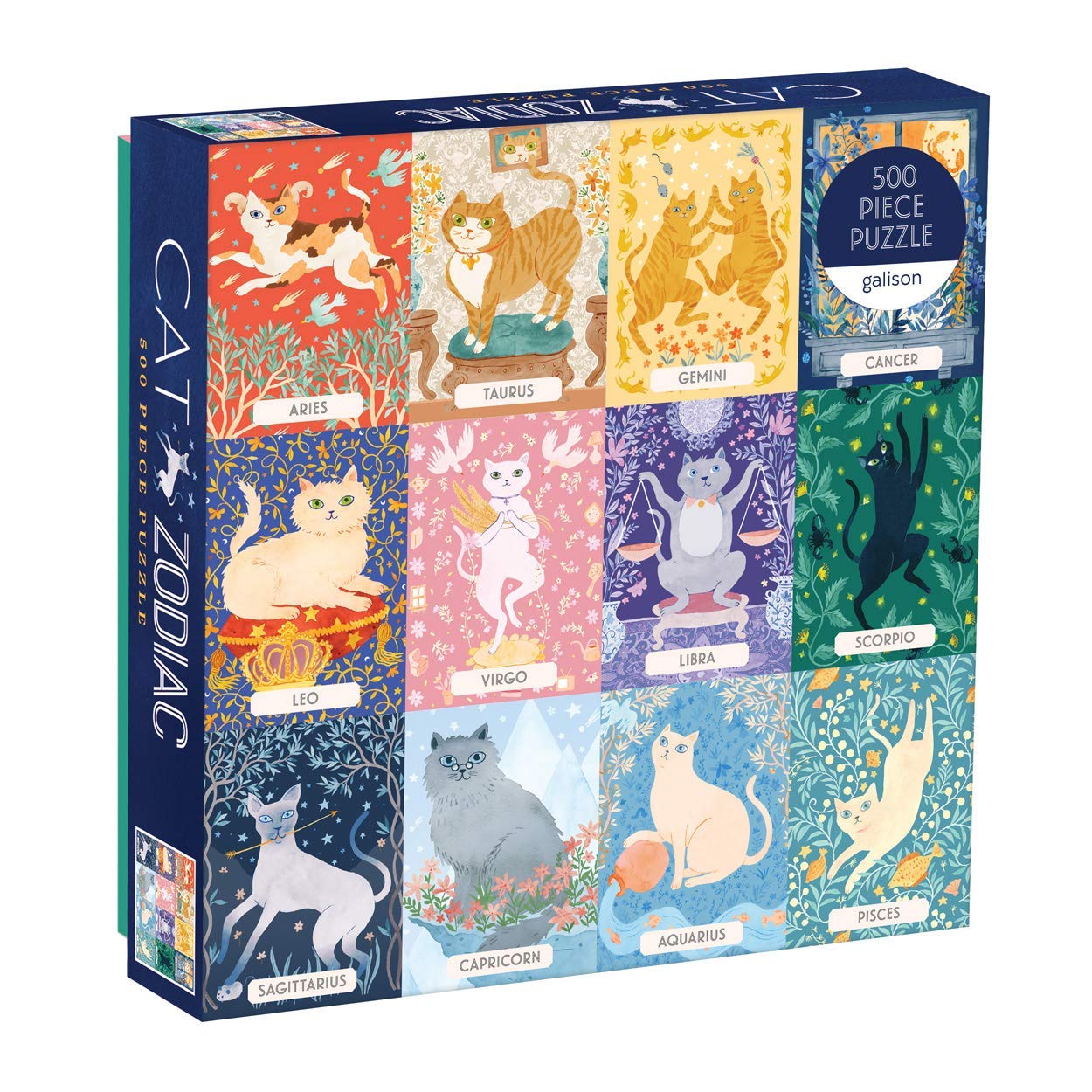 Puzzle 500 piese - Cat Zodiac | Hachette