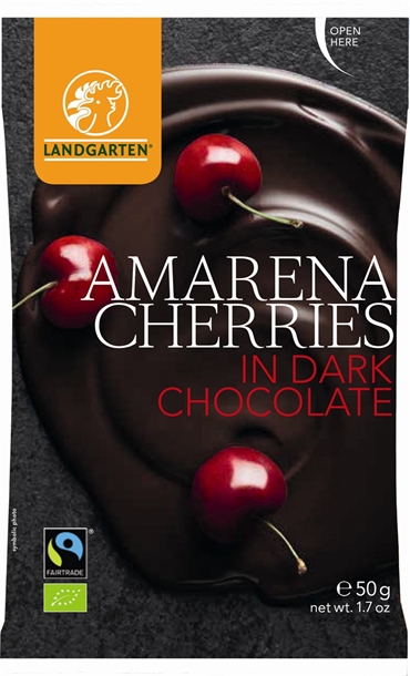 Cirese in ciocolata neagra - Amarena Cherries in Dark Chocolate | Landgarten