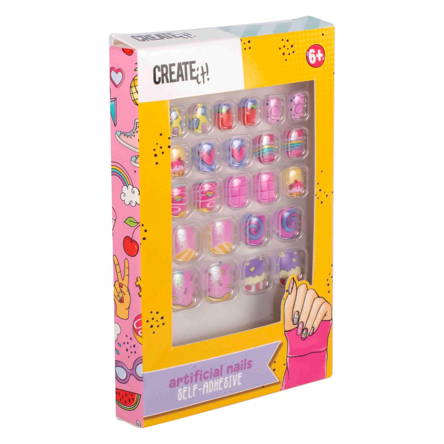 Set unghii false - Artificial Nails Self-Adhesive (doua modele - pret pe bucata) | Create It! - 2 | YEO