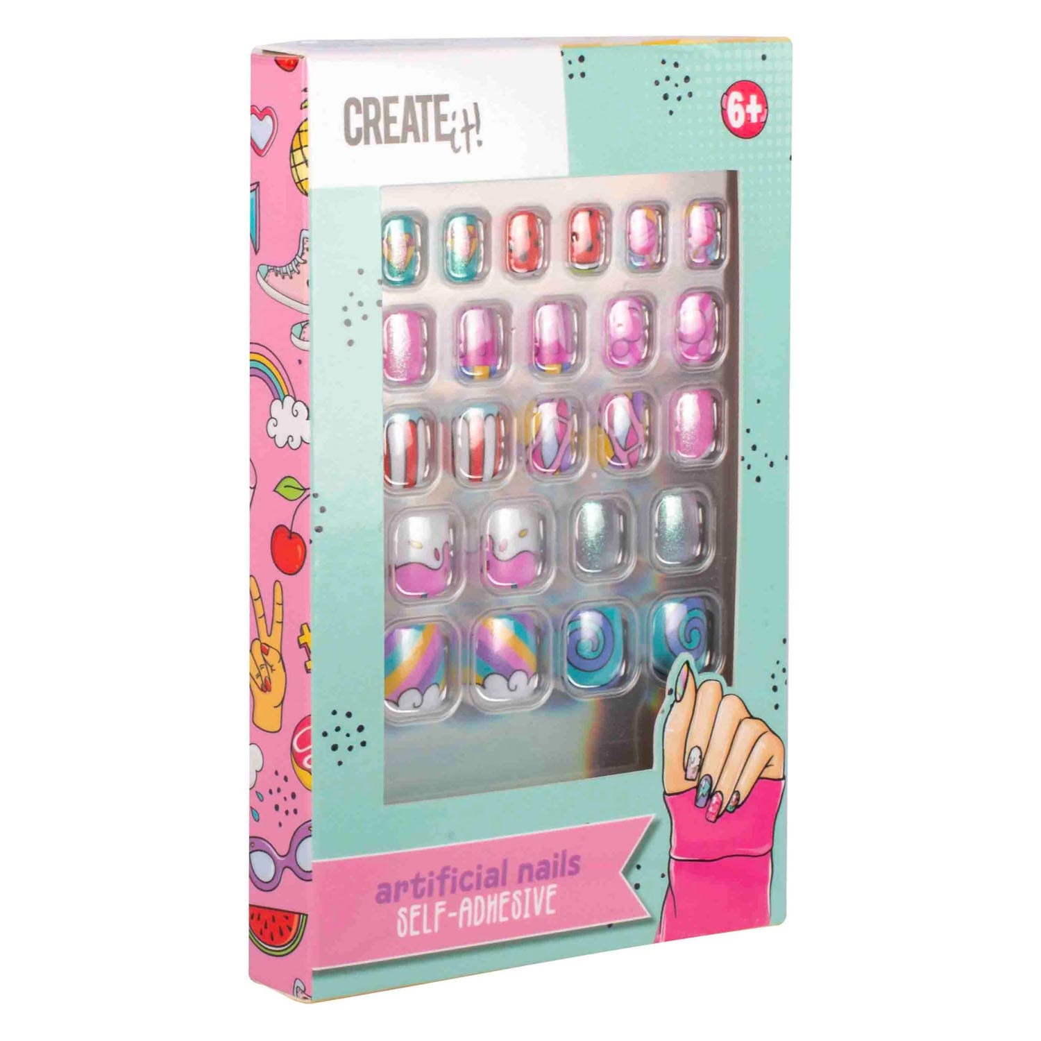 Set unghii false - Artificial Nails Self-Adhesive (doua modele - pret pe bucata) | Create It! - 3 | YEO