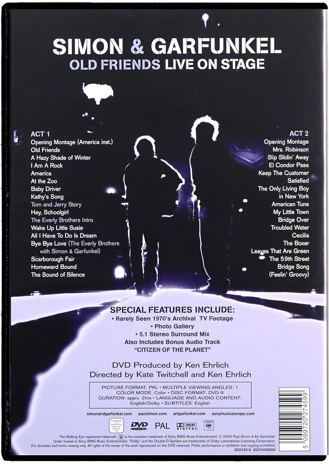 Old Friends - Live On Stage (DVD) | Simon & Garfunkel