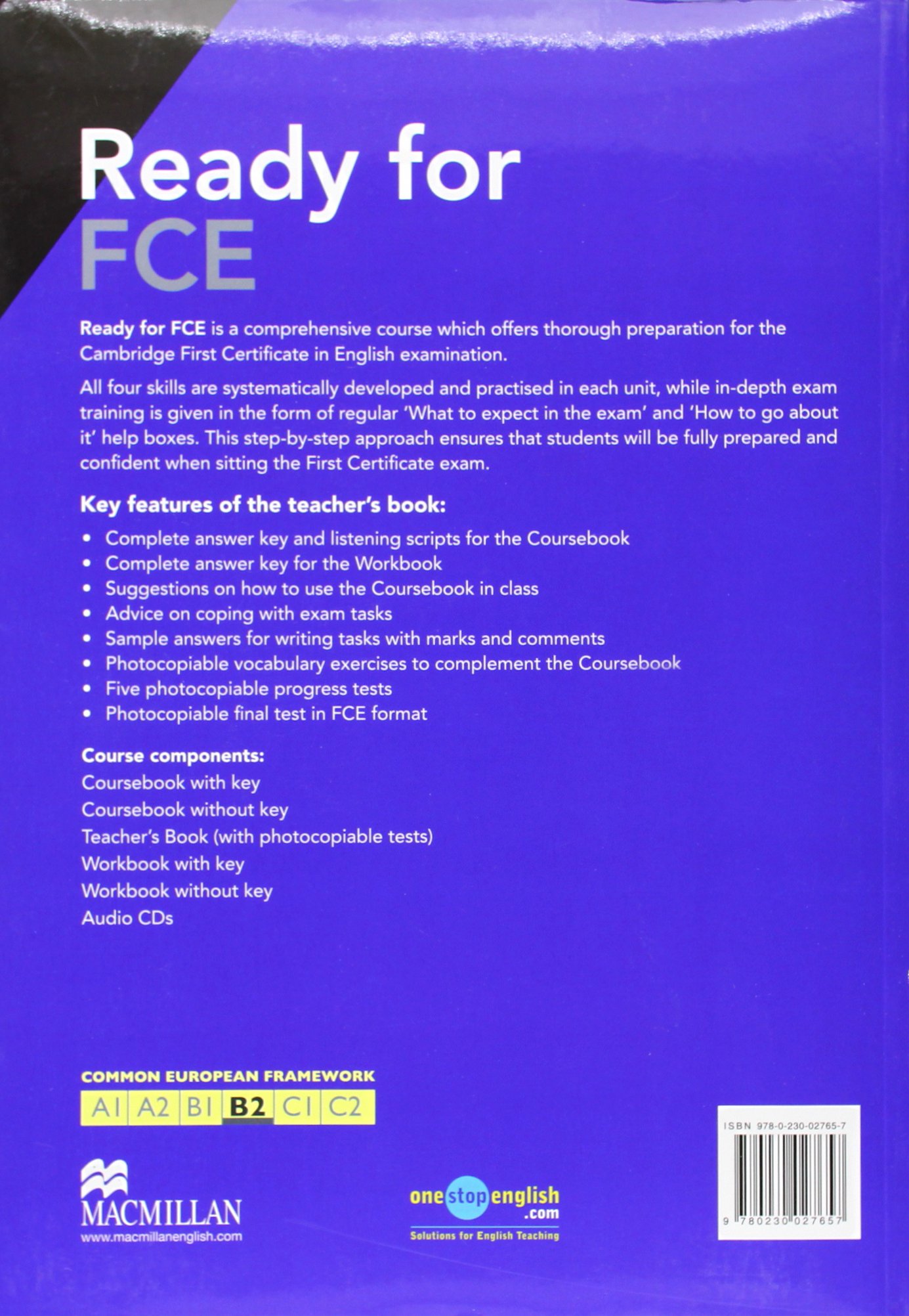 PDF Ready for FCE Teacher’s Book | Roy Norris, Hilary Thomson carturesti.ro Cursuri limbi straine