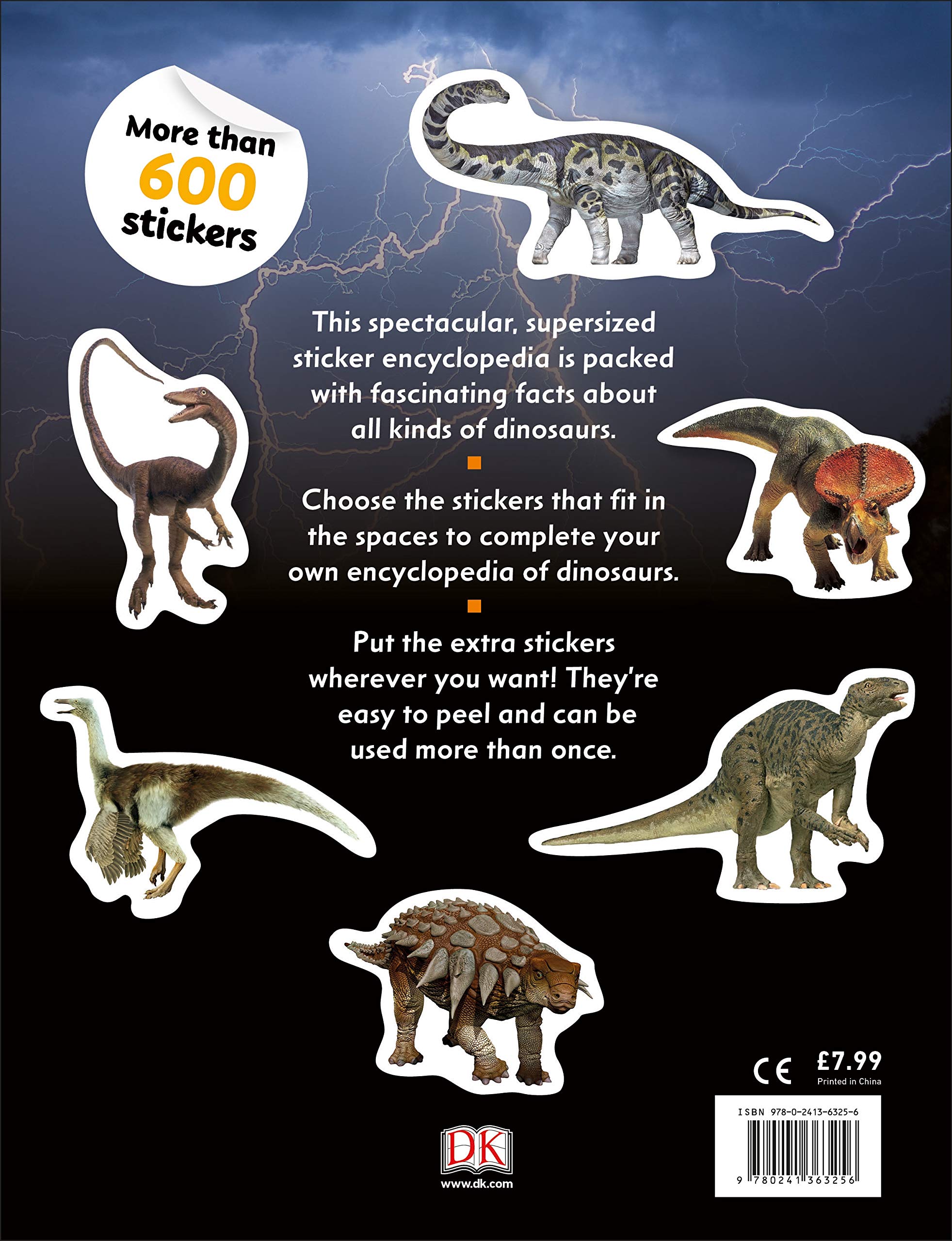 Sticker Encyclopedia Dinosaurs | - 1 | YEO