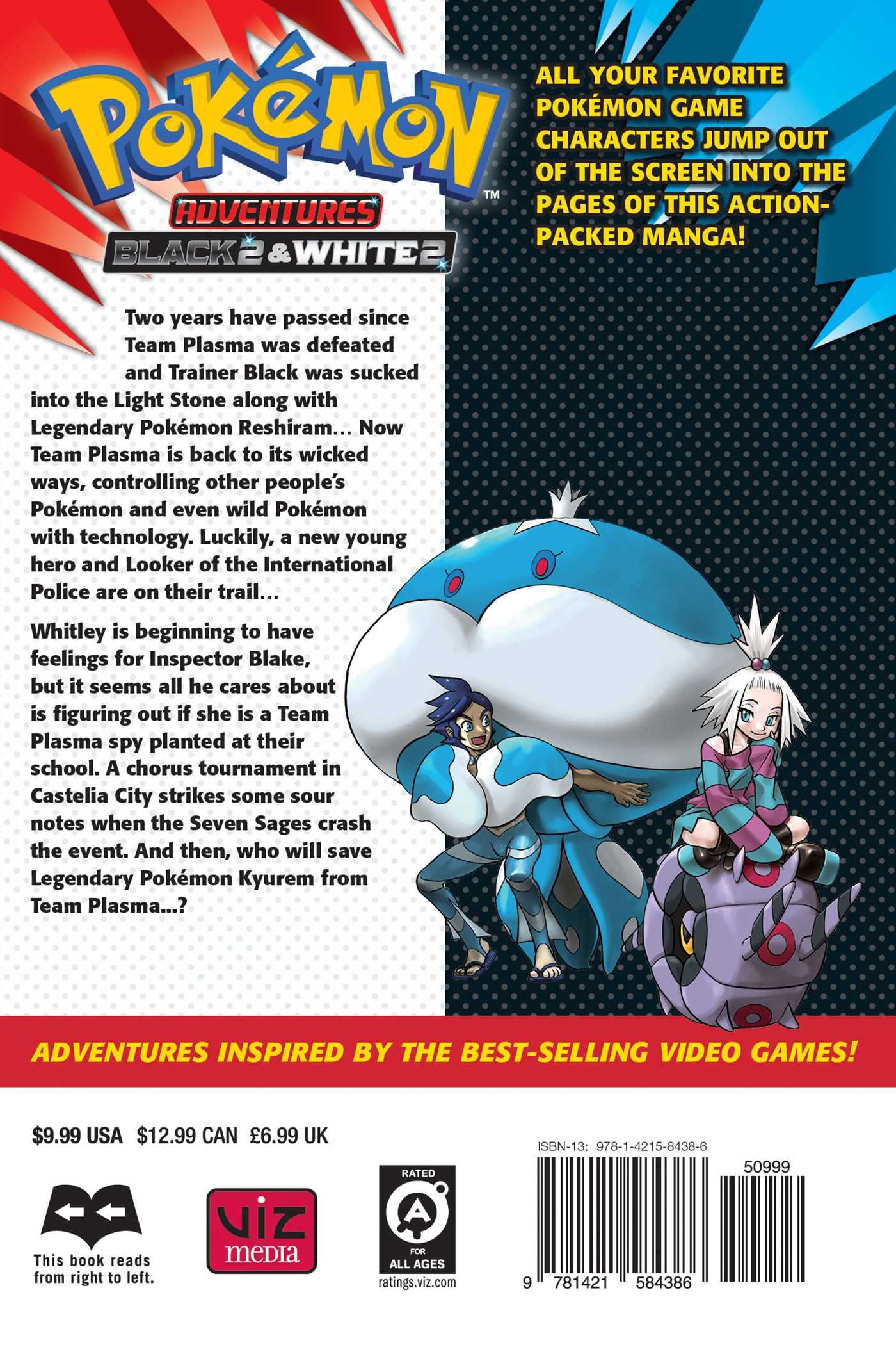 Pokemon Adventures: Black 2 & White 2 - Volume 2 | Hidenori Kusada, Satoshi Yamamoto