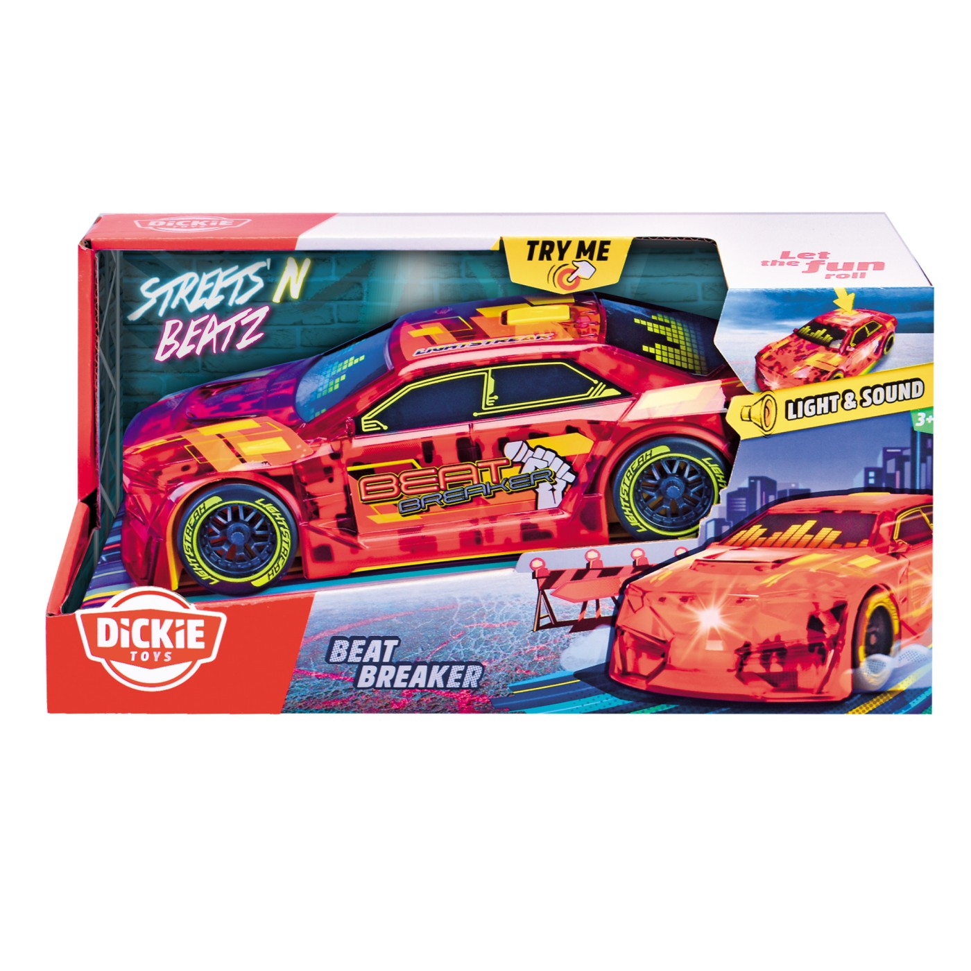 Masina - Beat Breaker - Rosu | Dickie Toys - 7