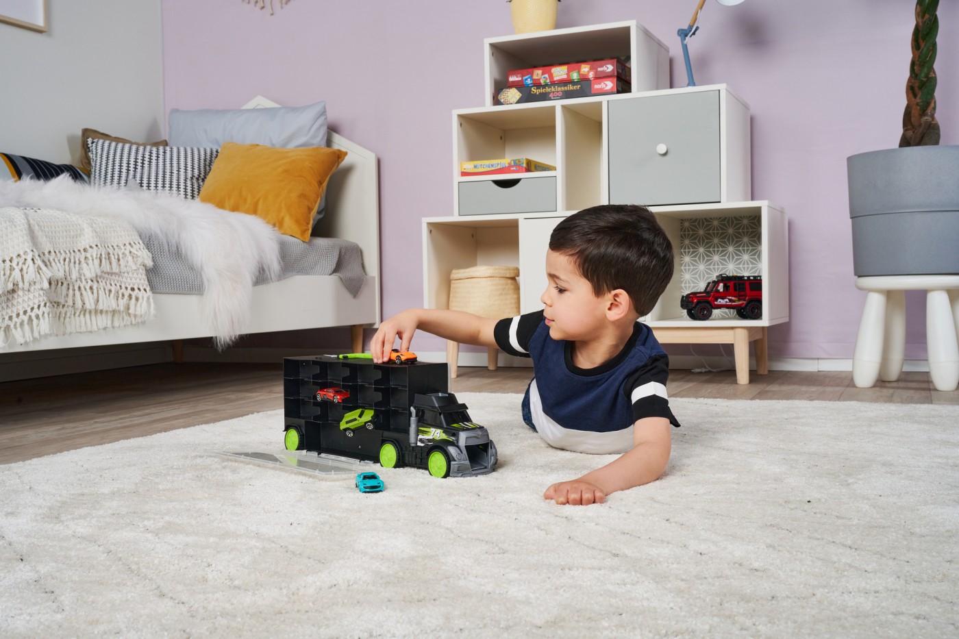 Masina - Camion transportor | Dickie Toys - 2