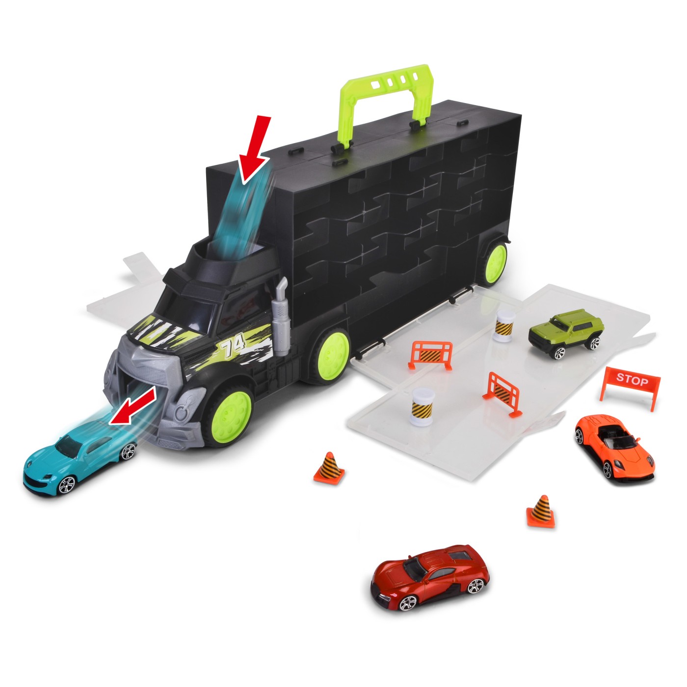 Masina - Camion transportor | Dickie Toys - 4