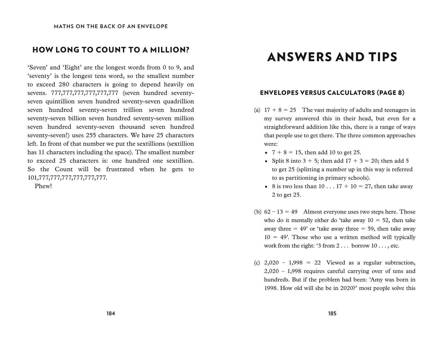 Maths on the Back of an Envelope | Rob Eastaway - 6 | YEO