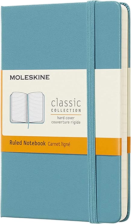 Carnet - Moleskine Classic - Pocket, Hard Cover, Ruled - Reef Blue | Moleskine - 4 | YEO