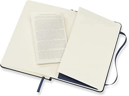Agenda - Moleskine Sapphire Blue Classic Dotted Paper Notebook, Hard Cover | Moleskine