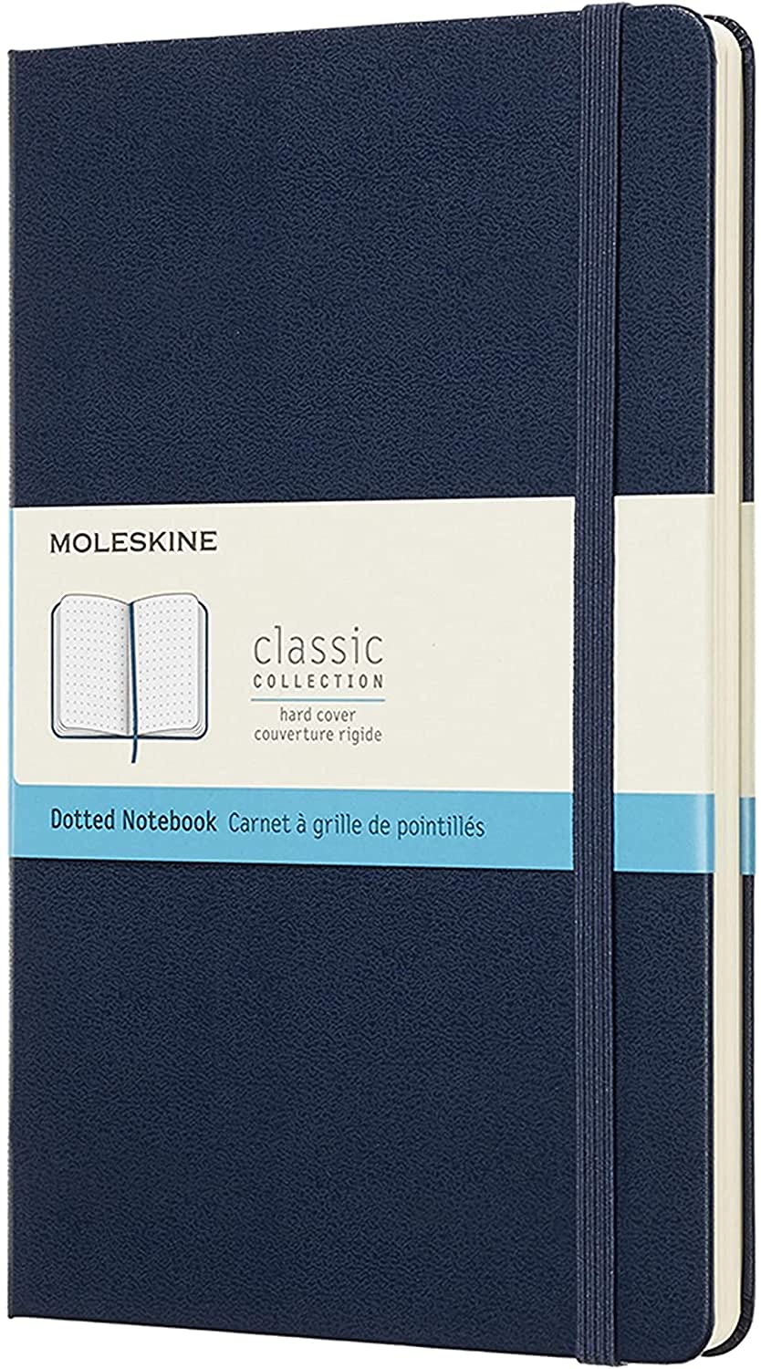 Carnet - Moleskine Classic - Dotted, Large, Hard Cover - Sapphire Blue | Moleskine image