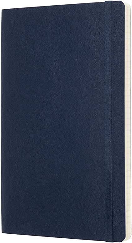 Carnet - Moleskine Classic - Large, Soft Cover, Squared - Sapphire Blue | Moleskine