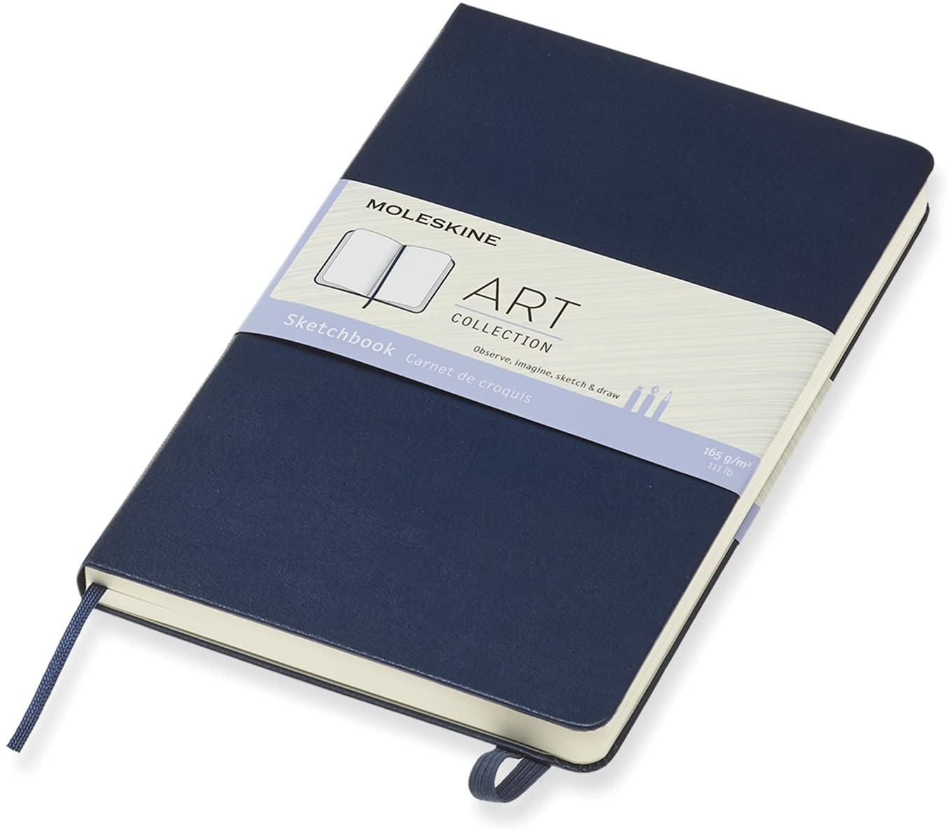 Carnet - Sketchbook - Large, Hard Cover - Sapphire Blue | Moleskine