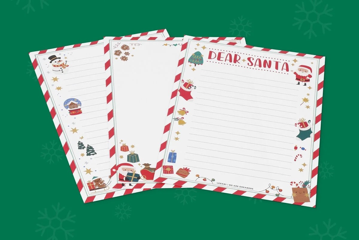 Set papetarie - Santa Claus Letter Kit | Legami - 4 | YEO