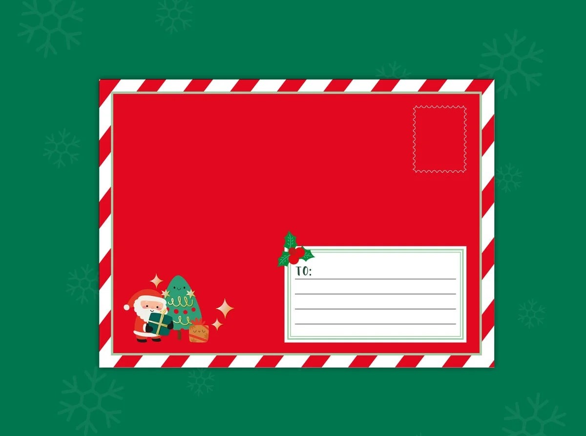 Set papetarie - Santa Claus Letter Kit | Legami - 6 | YEO