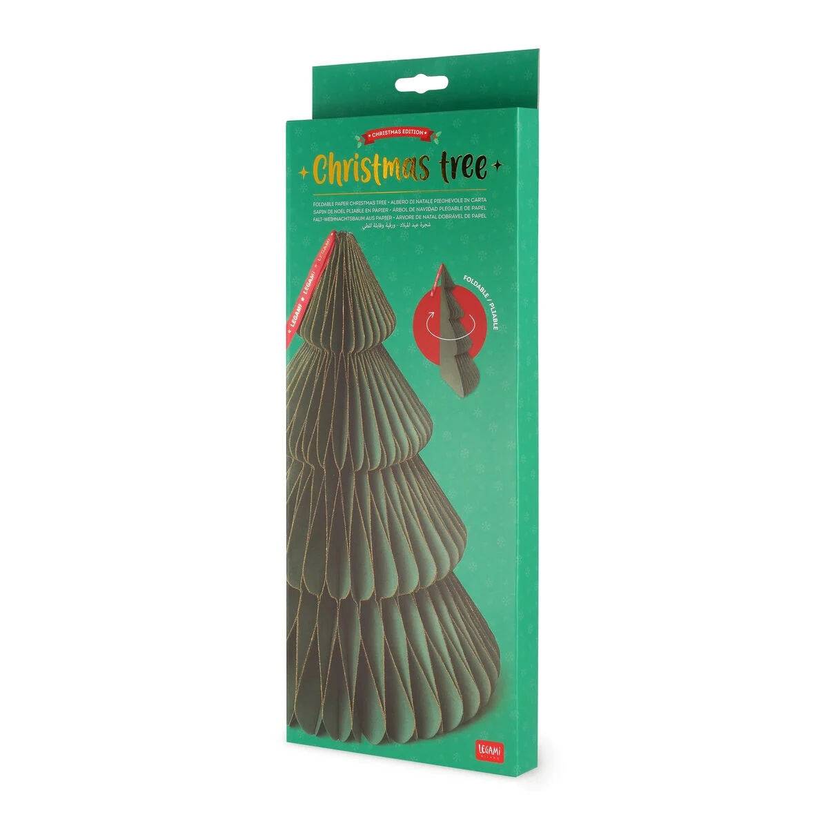 Decoratiune - Foldable Paper Christmas Tree | Legami - 2 | YEO