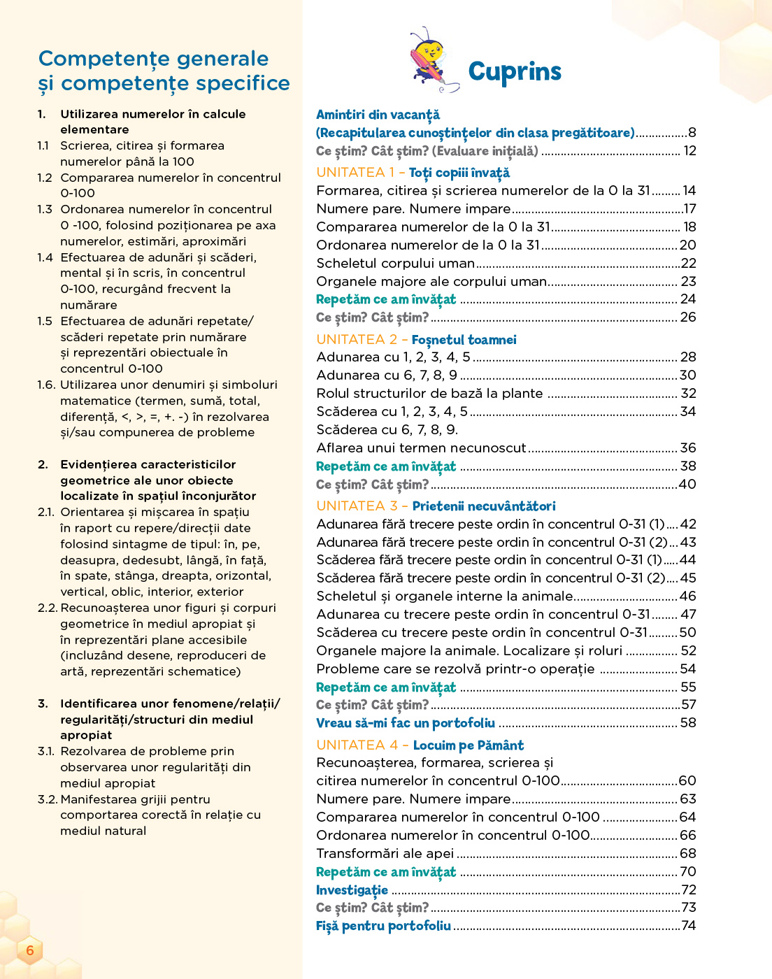 Matematica si explorarea mediului. Clasa I | Mariana Mogos - 3 | YEO