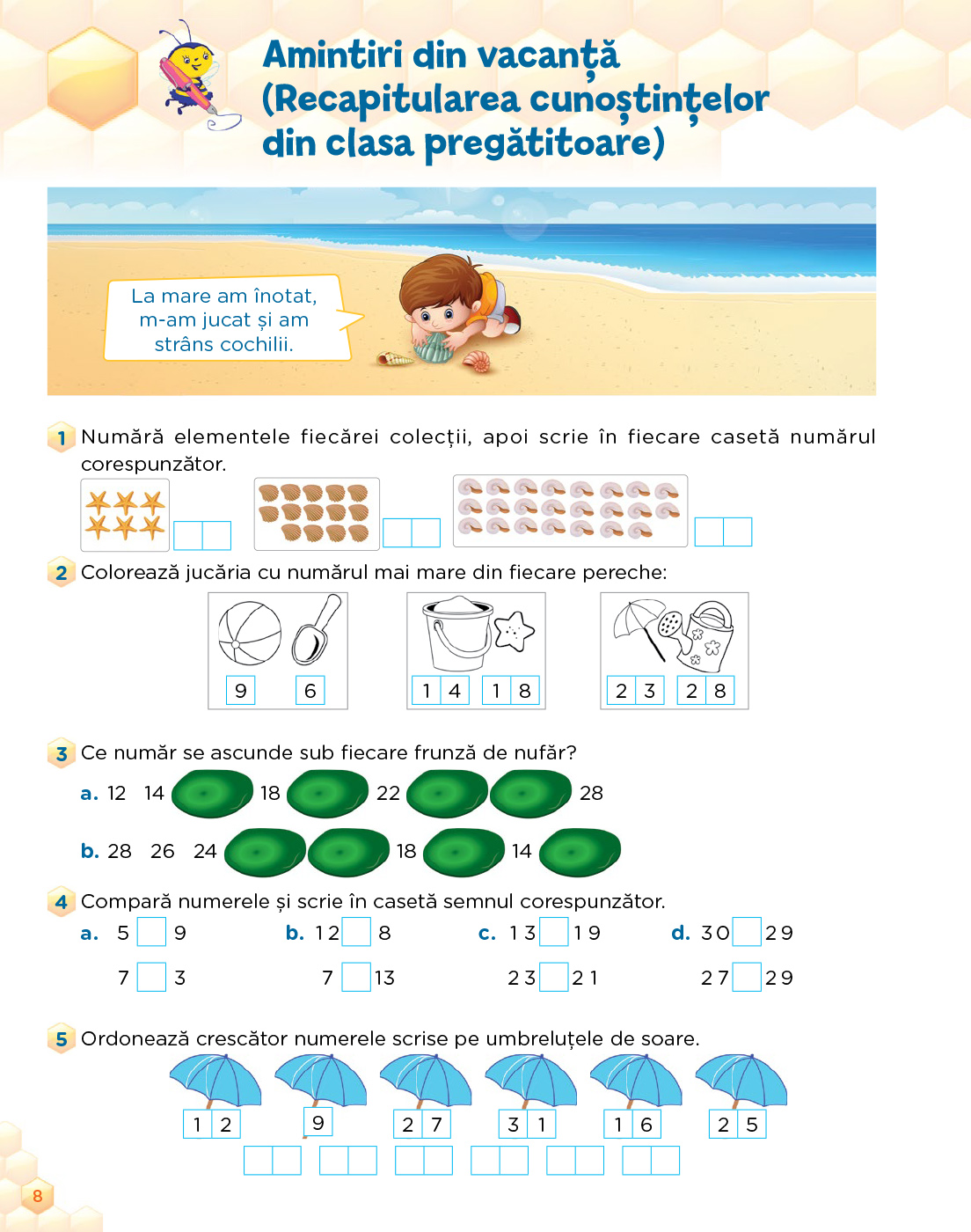 Matematica si explorarea mediului. Clasa I | Mariana Mogos - 5 | YEO