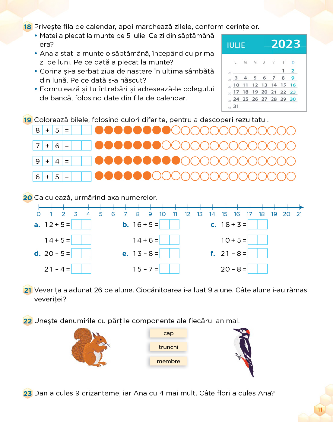 Matematica si explorarea mediului. Clasa I | Mariana Mogos - 8 | YEO