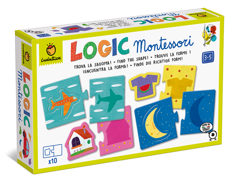 Puzzle educativ - Montessori - Umbre | Ludattica