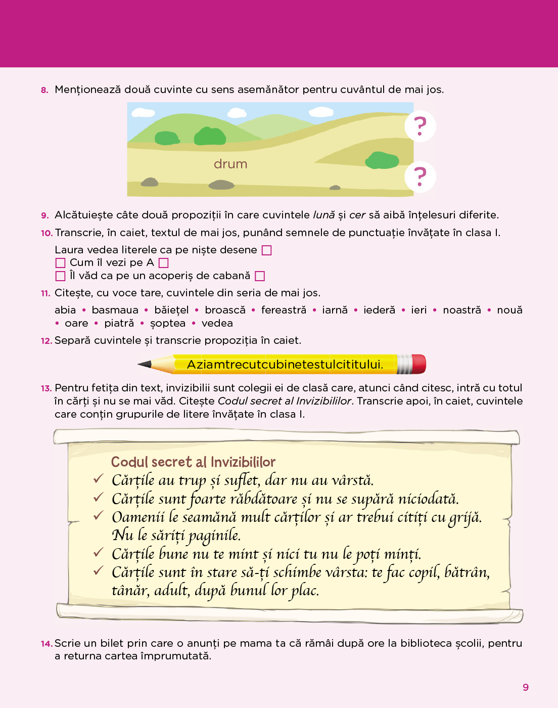 Comunicare in limba romana - Manual Clasa a II-a | Sofia Dobra, Anca Malea - 8 | YEO