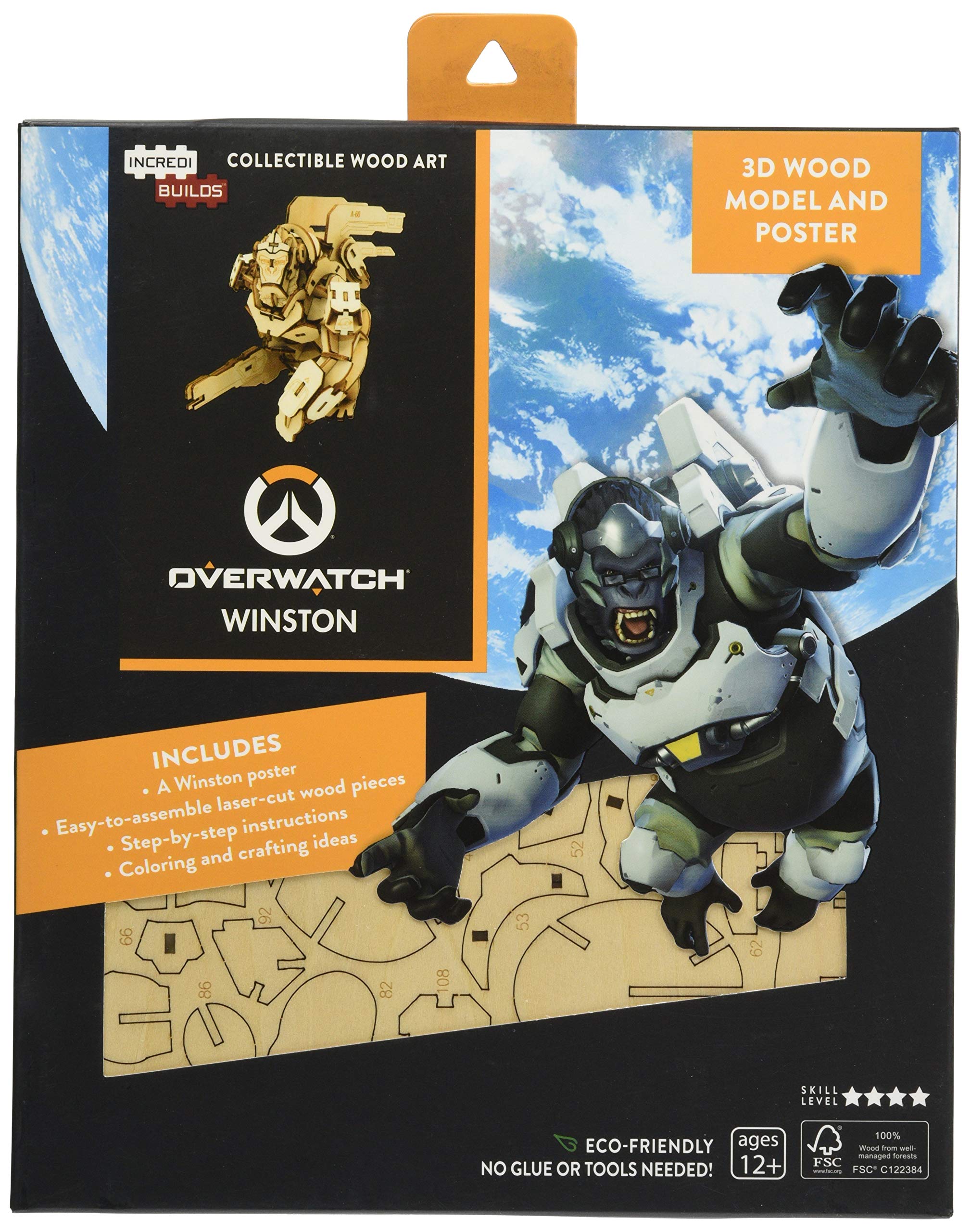 IncrediBuilds: Overwatch: Reinhardt 3D Wood Model and Poster |