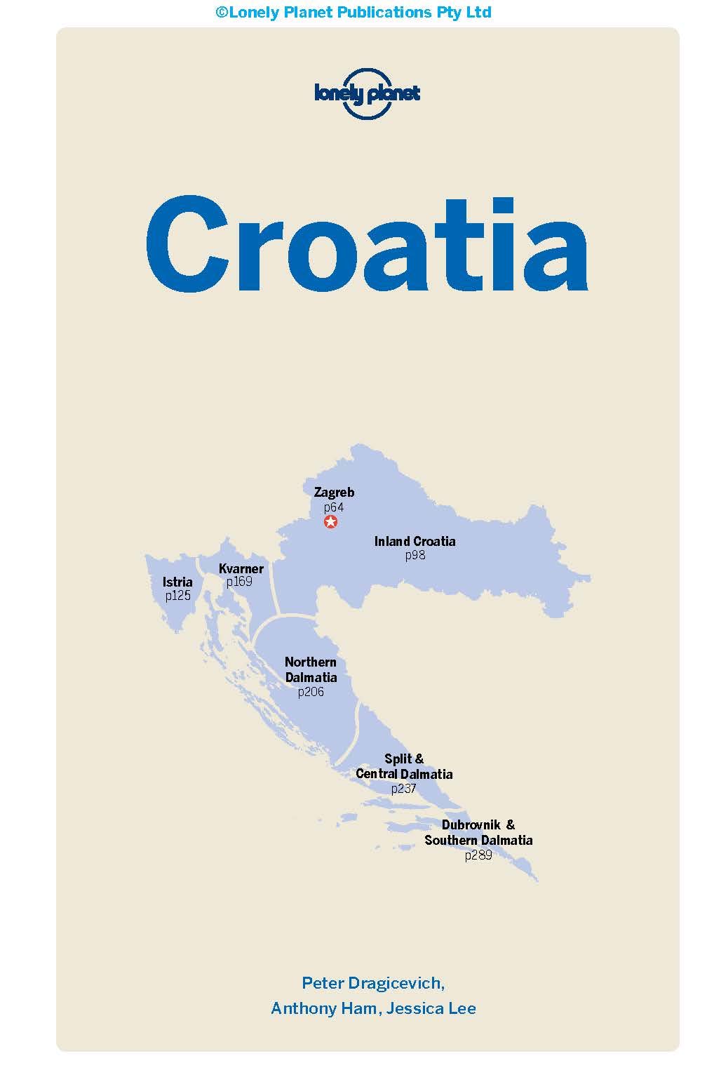 Lonely Planet Croatia | Peter Dragicevich, Anthony Ham, Jessica Lee