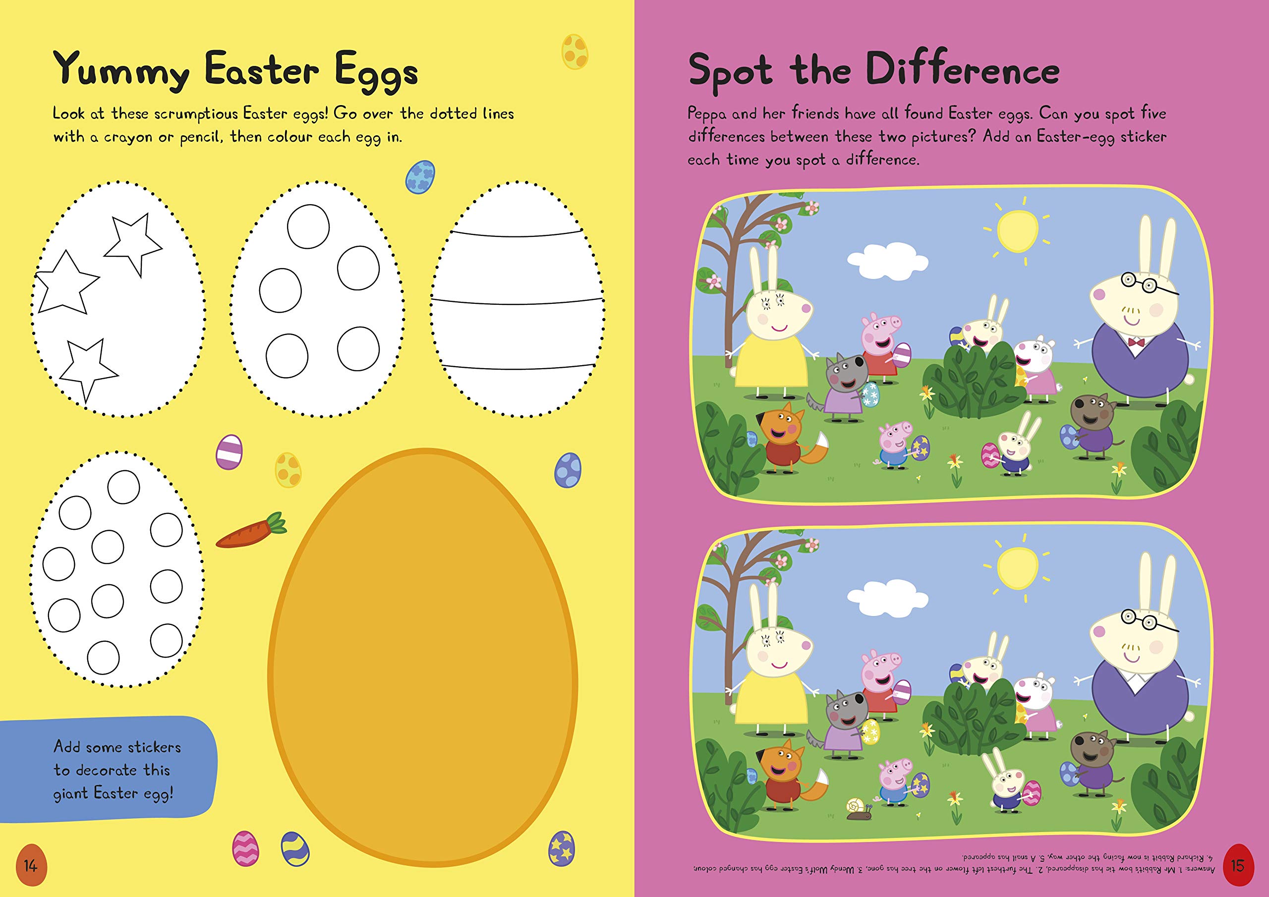 Peppa Pig: Peppa\'s Egg-cellent Easter Sticker Activity Book | - 1 | YEO