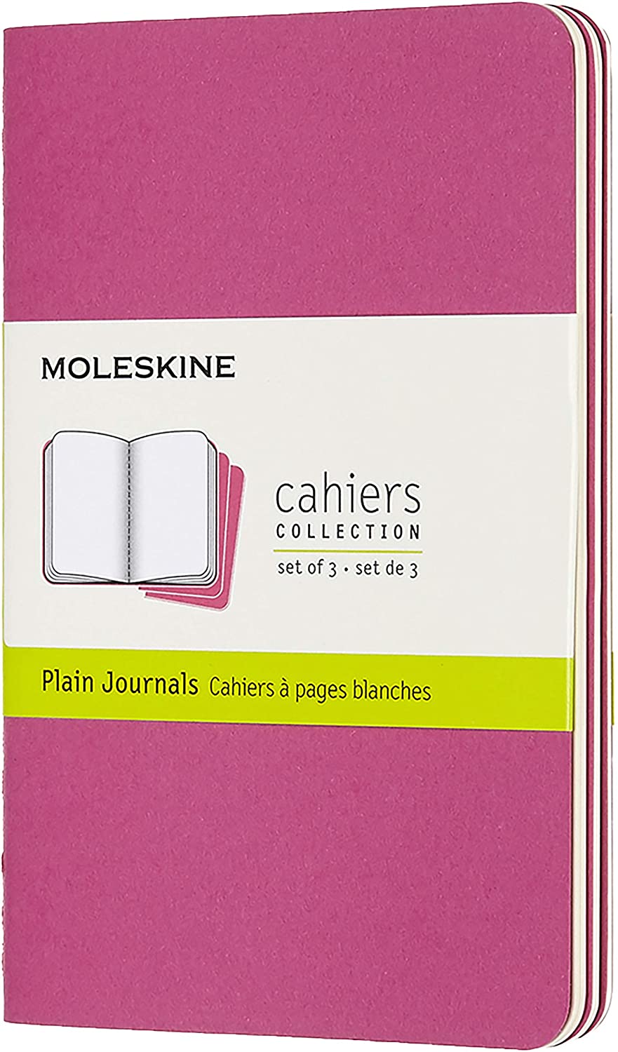 Set 3 carnete - Moleskine Cahier Journal Pocket Kinetic Pink | Moleskine image