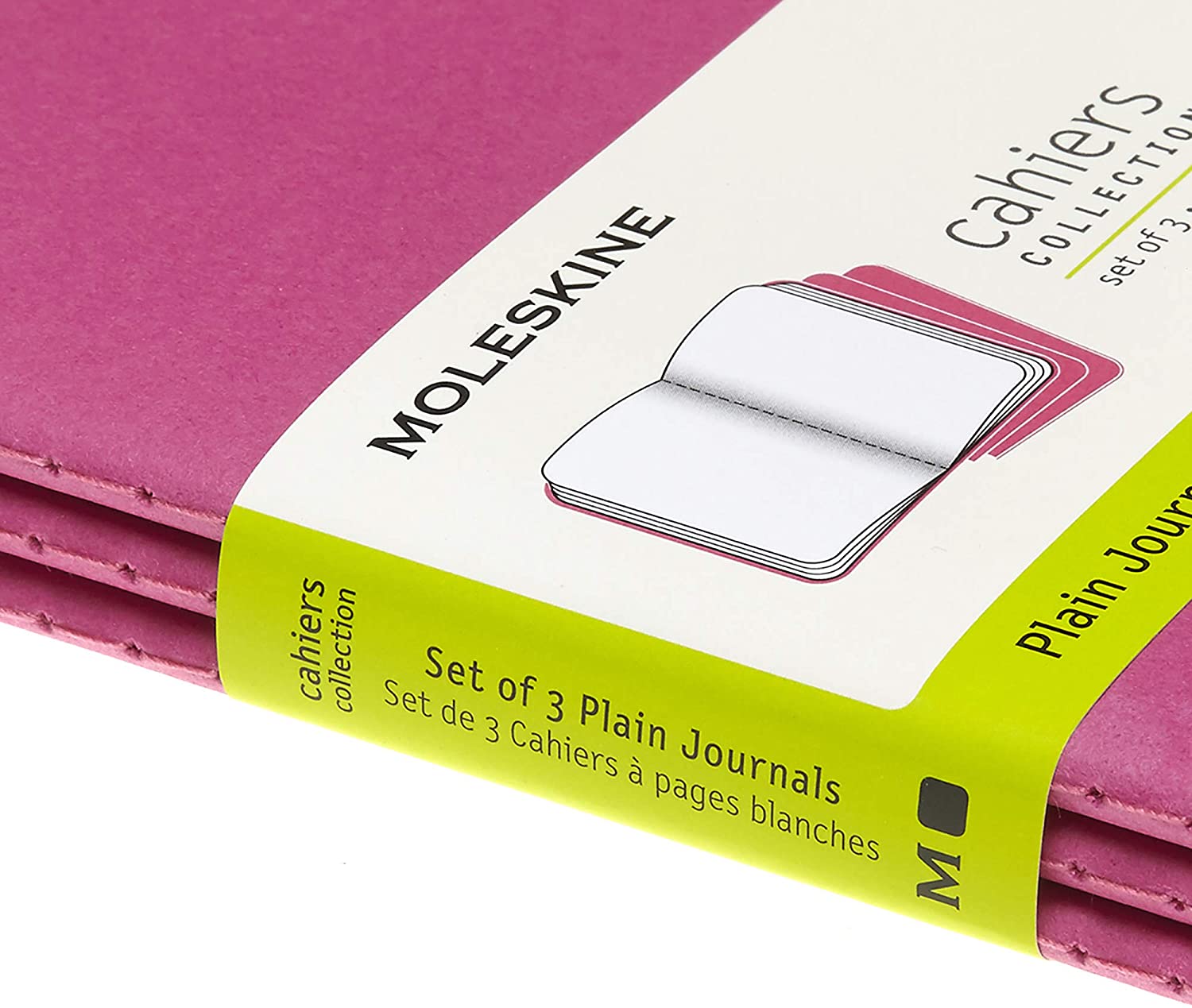 Set 3 carnete - Moleskine Cahier Journal Pocket Kinetic Pink | Moleskine image1
