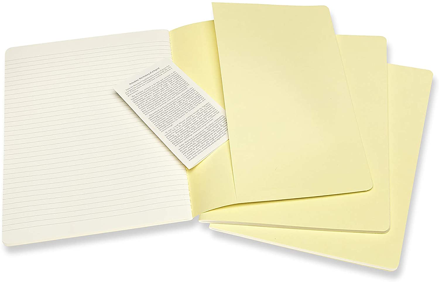 Set 3 caiete - Moleskine Cahier Journal Extra Large Tender Yellow | Moleskine - 1 | YEO