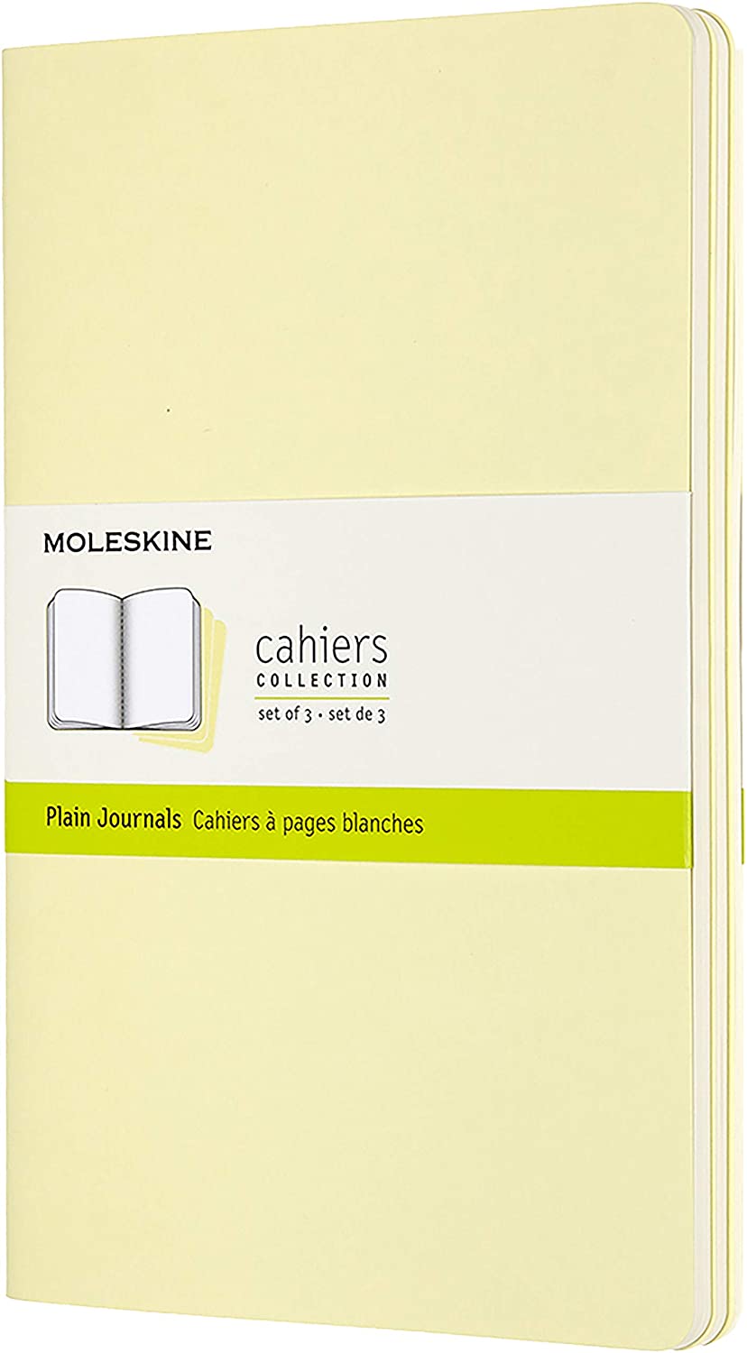 Set 3 carnete - Moleskine Cahier Journal Large Tender Yellow | Moleskine - 3 | YEO