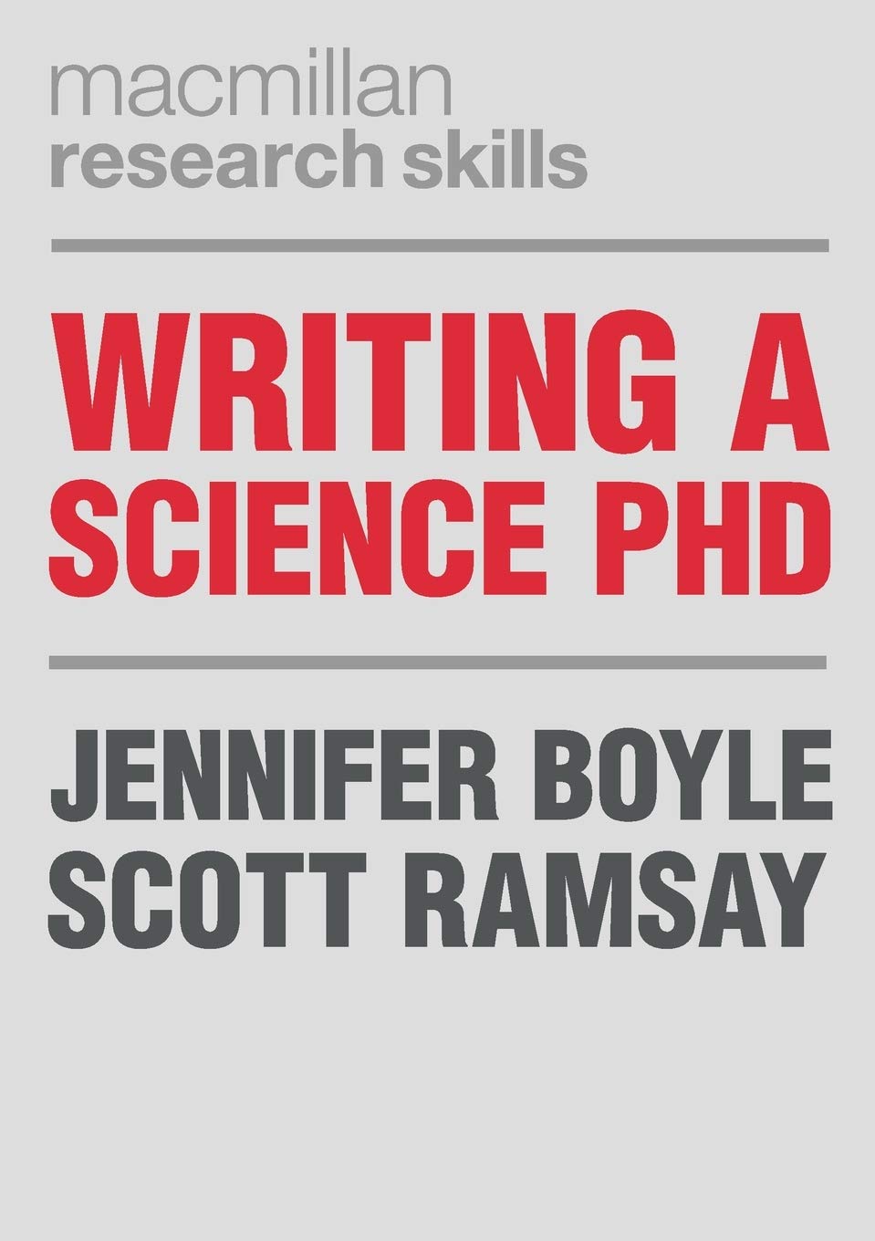 Writing a Science PhD | Jennifer Boyle, Scott Ramsay - 1 | YEO