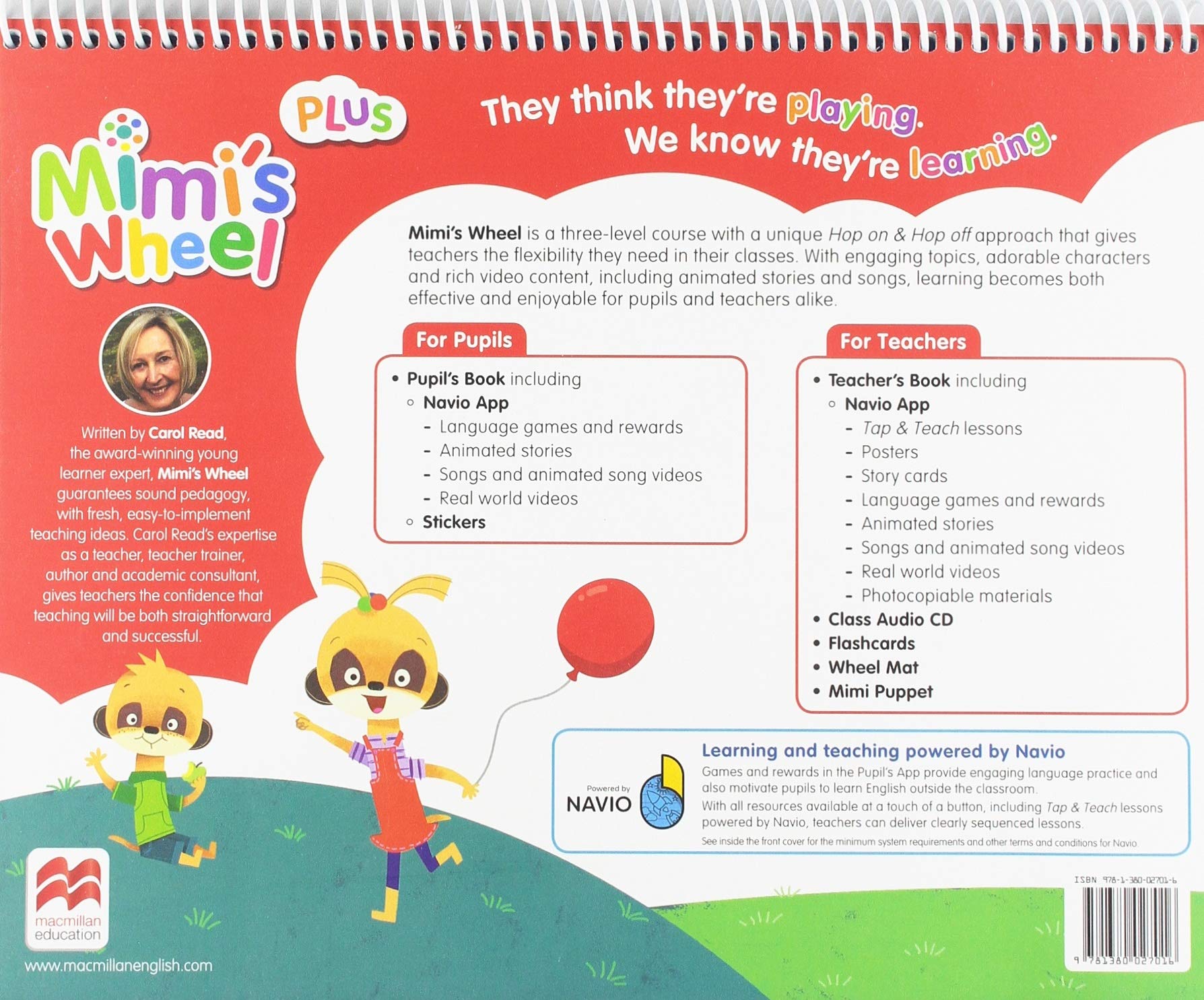 Mimi\'s Wheel Level 2 Pupil\'s Book Plus with Navio App | Carol Read