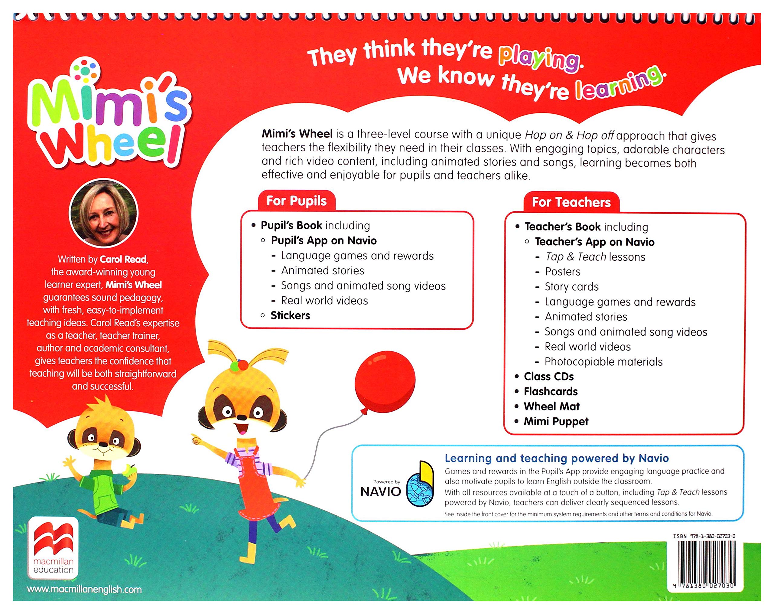 Mimi\'s Wheel Level 2 Pupil\'s Book with Navio App | Carol Read