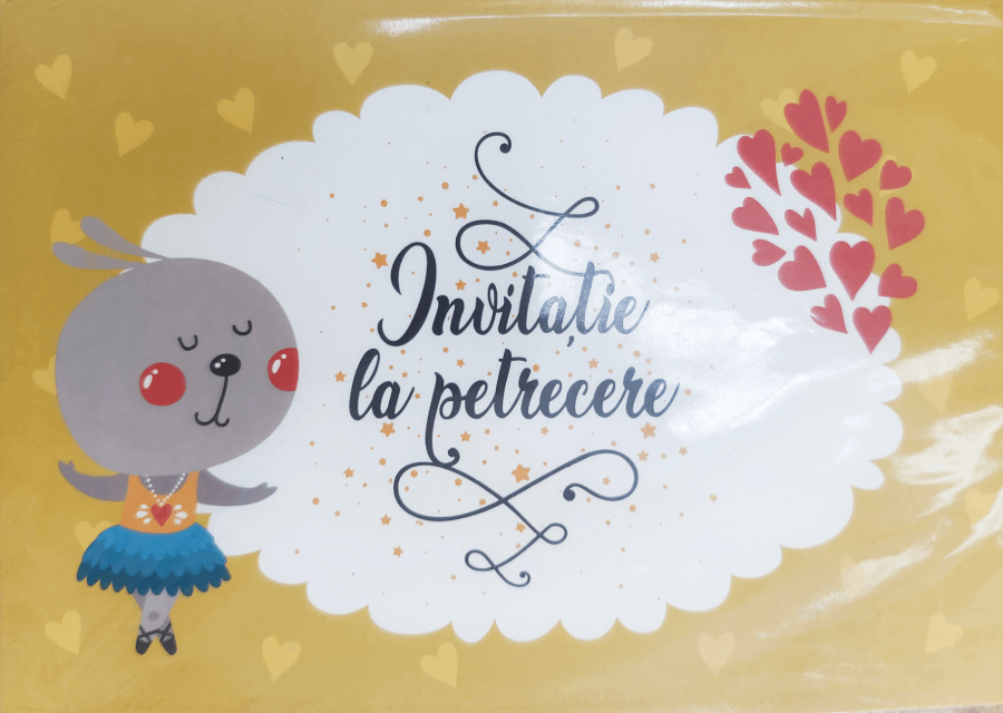 Set 20 de invitatii - Petrecere, mai multe modele | Mink - 1 | YEO