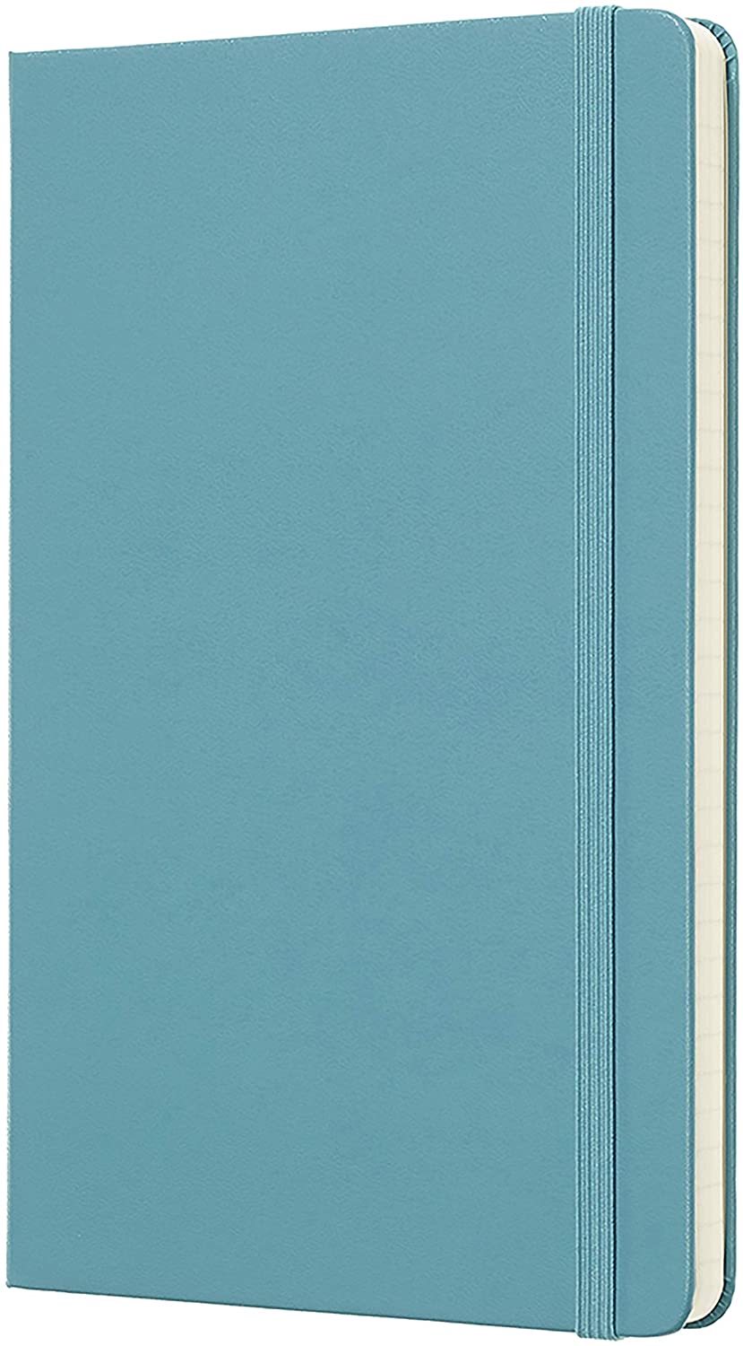 Carnet - Moleskine Classic - Hard Cover, Large, Ruled - Reef Blue | Moleskine